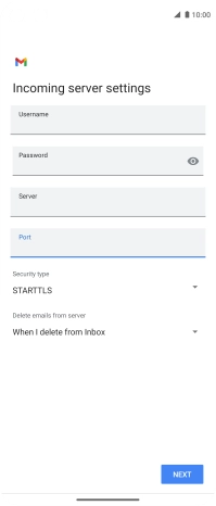 Press the drop down list below 