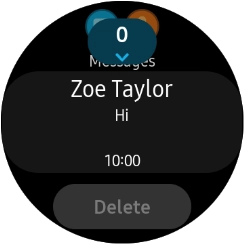Press the required message. Press the required message.