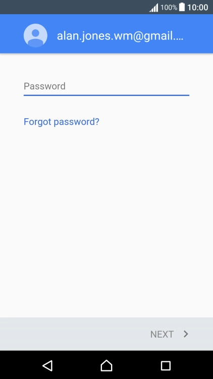 Press the field below 
