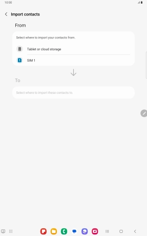 Press the name of the SIM.