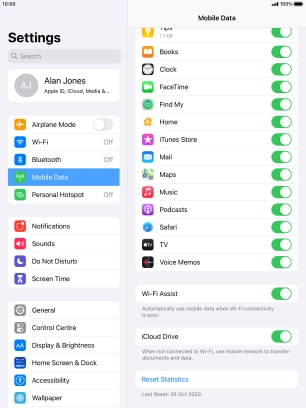 Press the indicator next to Press the indicator next to