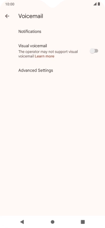 Press Advanced Settings.