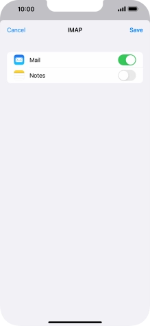 Press Save. Your email account has now been set up. To select more settings for incoming and outgoing server, proceed with the following steps.