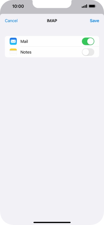 Press Save. Your email account has now been set up. To select more settings for incoming and outgoing server, proceed with the following steps.