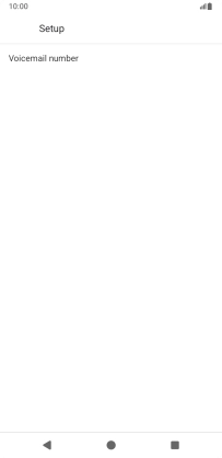 Press Voicemail number.