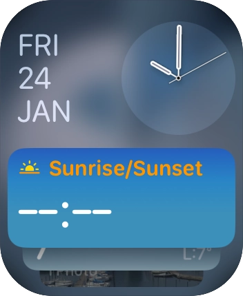 Press and hold anywhere on the screen.