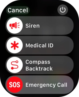 Press the power off icon.