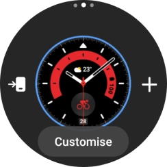 Slide your finger left on the screen. Slide your finger left on the screen.