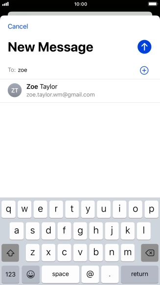 Press the required contact.