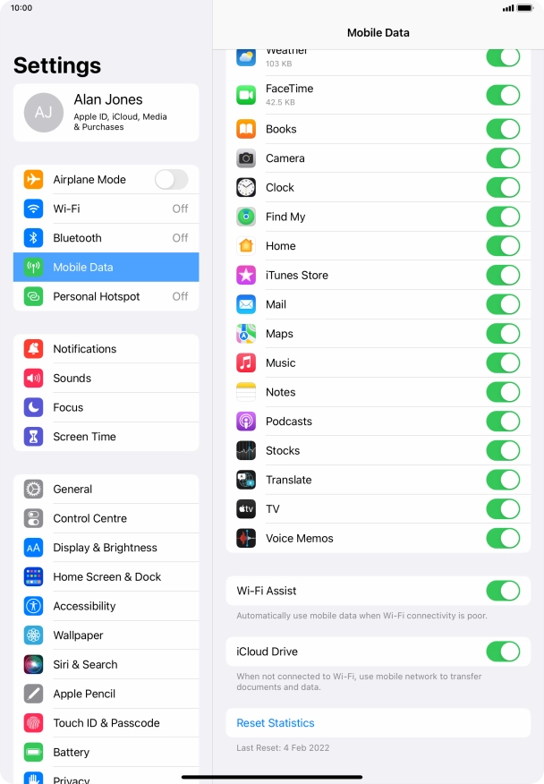 Press the indicator next to Press the indicator next to