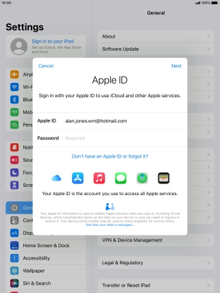 Press the field next to Press the field next to