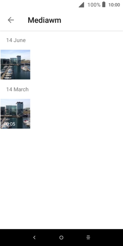 Press the required file.