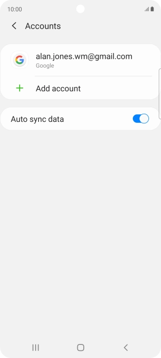 Press the Home key to return to the home screen.