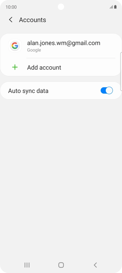 Press the Home key to return to the home screen.