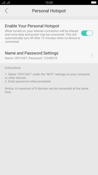 Press the Home key to return to the home screen.