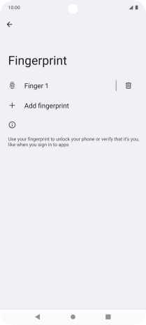 Press the Return key twice.