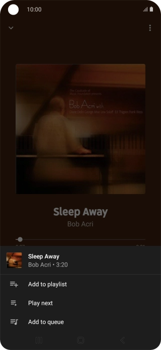 Press Add to playlist.