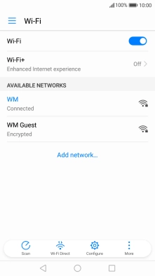 Press the Home key to return to the home screen.