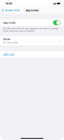 Press the required category.