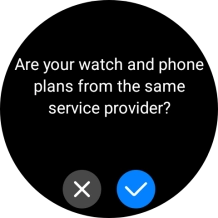 Press the confirm icon. Press the confirm icon.