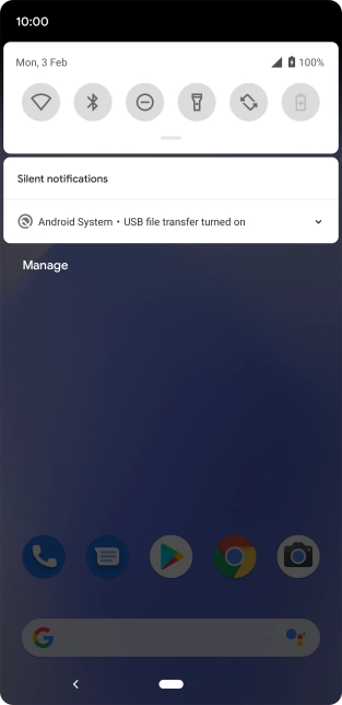 Press Android System.