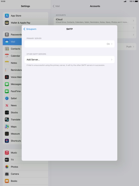Press the field below 