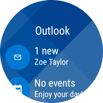 Press the email message icon.