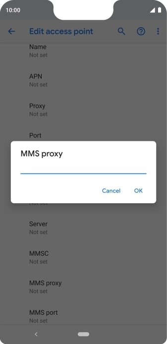Key in 10.202.002.060 and press OK.