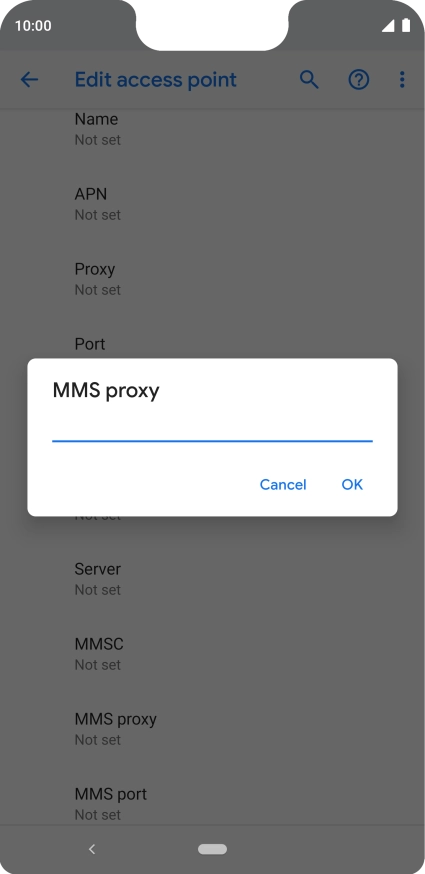 Key in 10.202.002.060 and press OK.