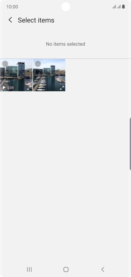 Press the required picture.