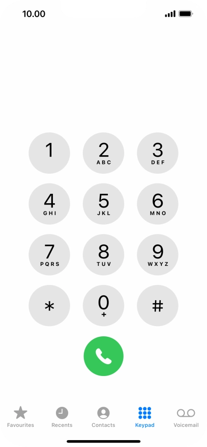 Press Keypad.