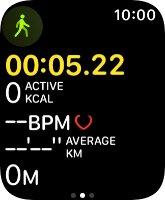 Slide your finger right starting from the left side of the screen.