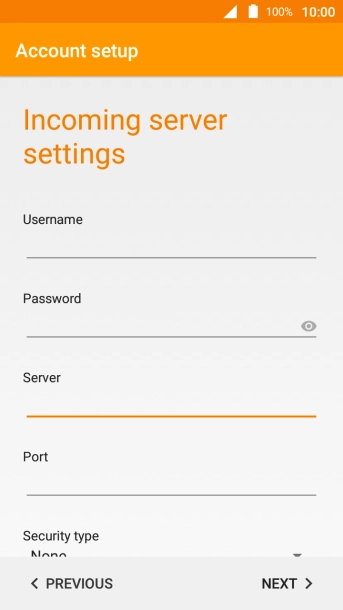 Press the field below 