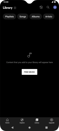 Press the drop down list.