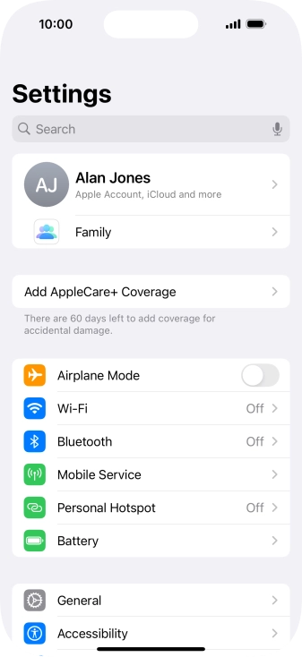 Press Mobile Service.