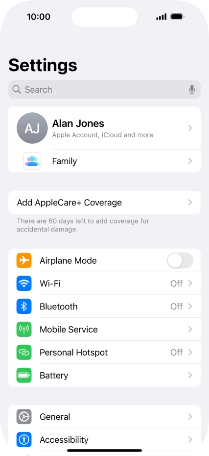 Press Mobile Service.