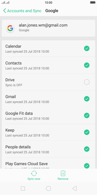 Press the Home key to return to the home screen.