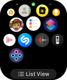 Press the Digital Crown to return to the home screen. Press the Digital Crown to return to the home screen.