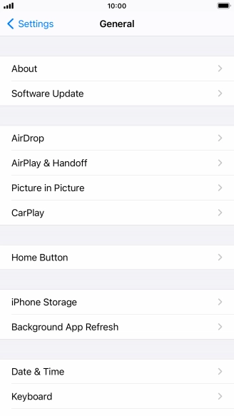 Press iPhone Storage.
