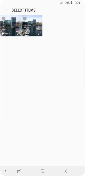 Press the required picture. Press the required picture.