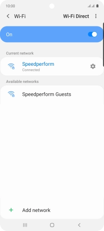 Press the Home key to return to the home screen.