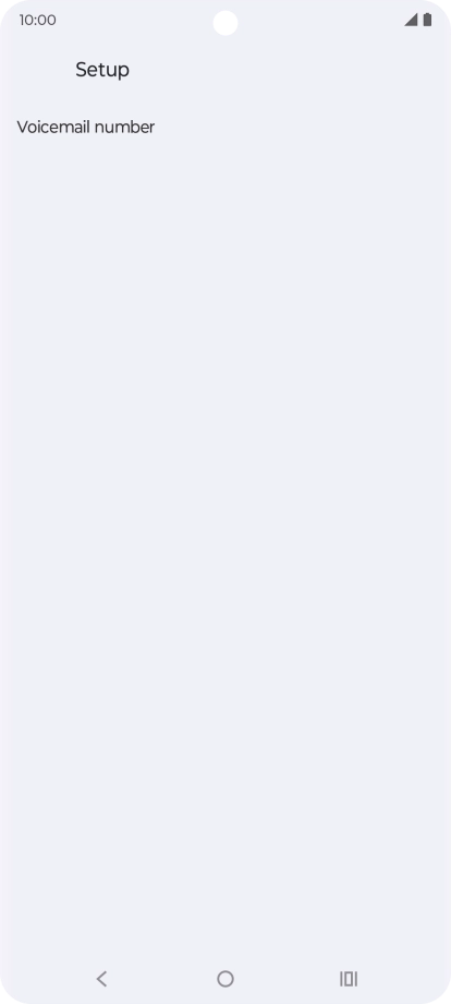 Press Voicemail number.