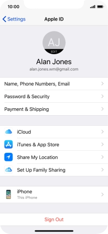 Slide your finger upwards starting from the bottom of the screen to return to the home screen.
