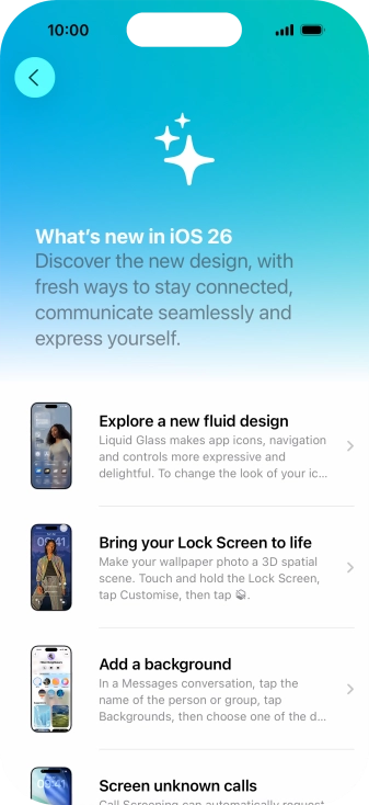 Slide your finger upwards starting from the bottom of the screen to return to the home screen.