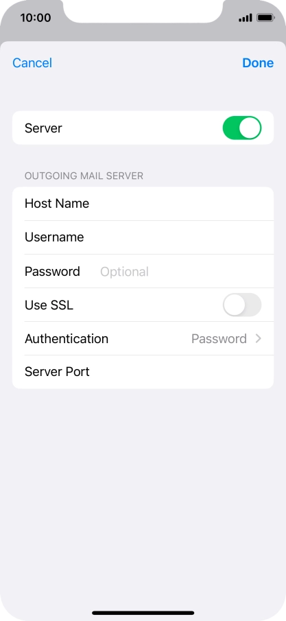 Press Authentication.