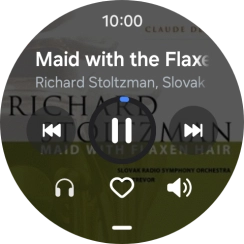 Press arrow right to go to the next audio file.