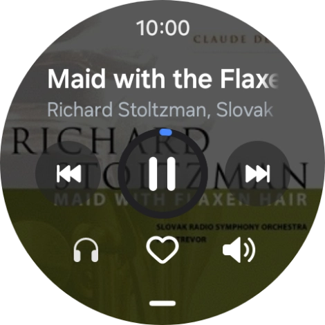 Press arrow right to go to the next audio file.