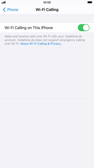 Press the Home key to return to the home screen.