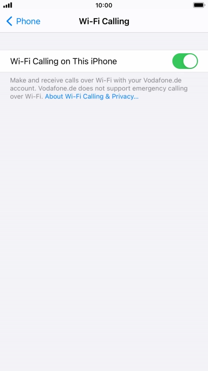Press the Home key to return to the home screen.