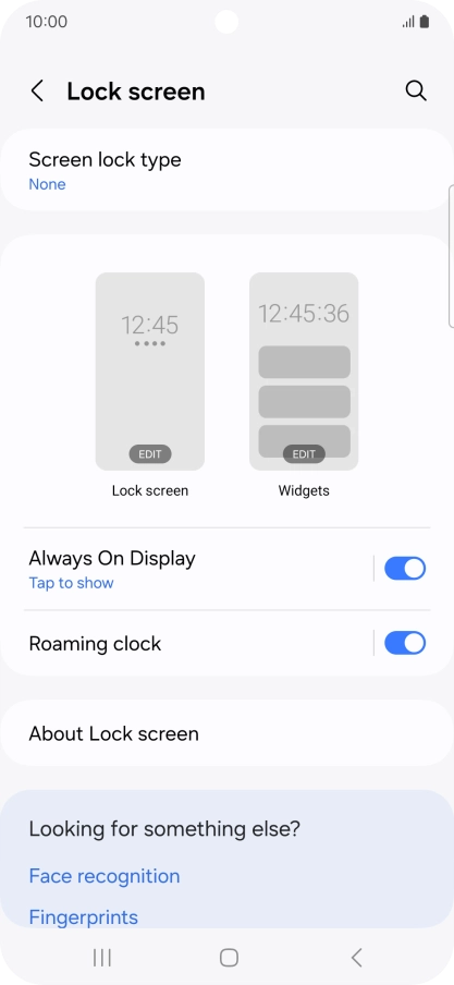 Press the Home key to return to the home screen.